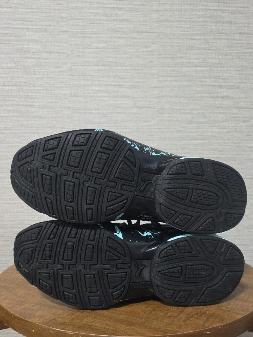 Puma Black & Aqua Women's Athletic Sneakers